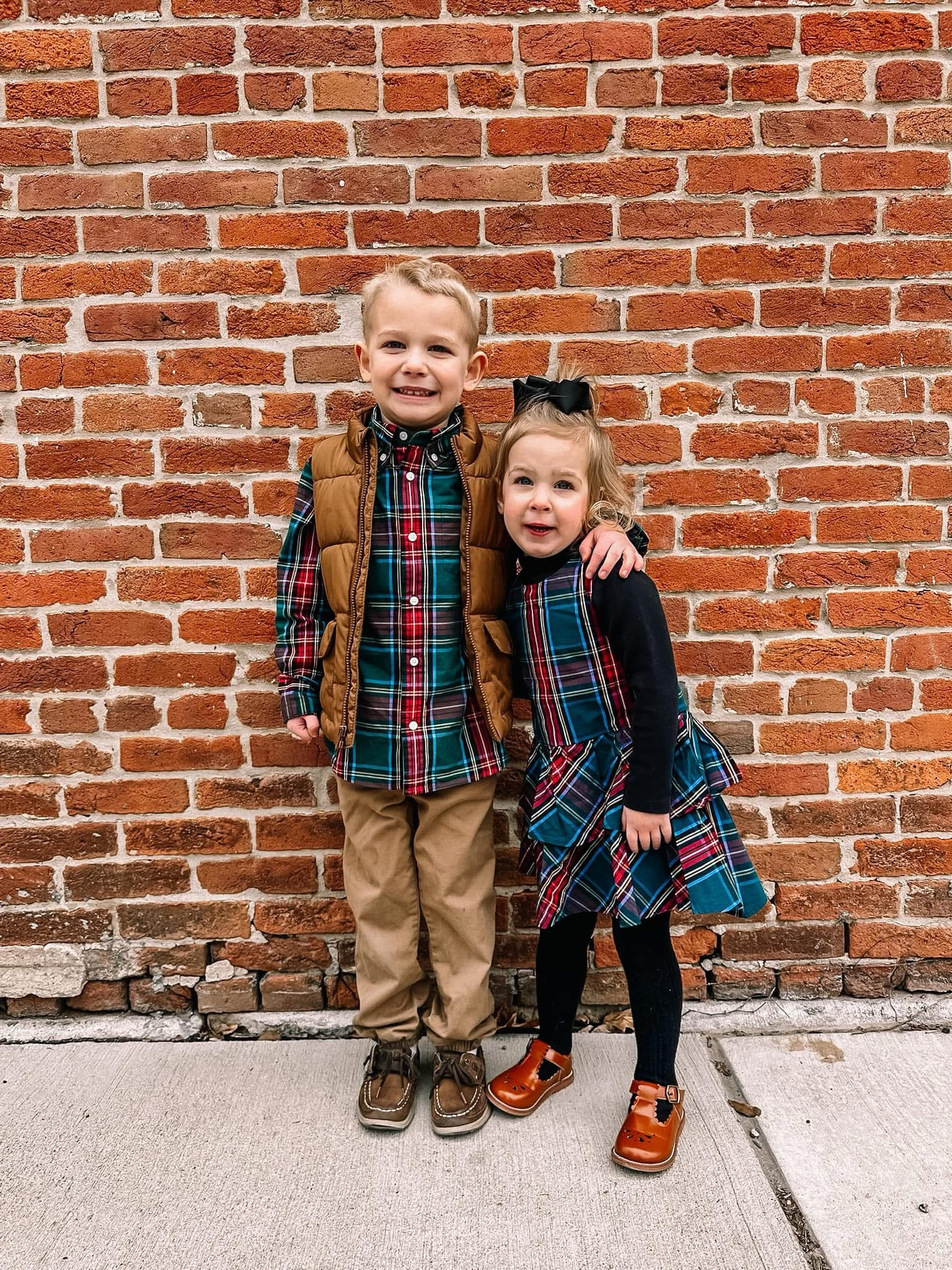 Matching J. Crew sibling plaid outfits, matching Christmas family outfits 

#LTKSeasonal #LTKHoliday #LTKFamily