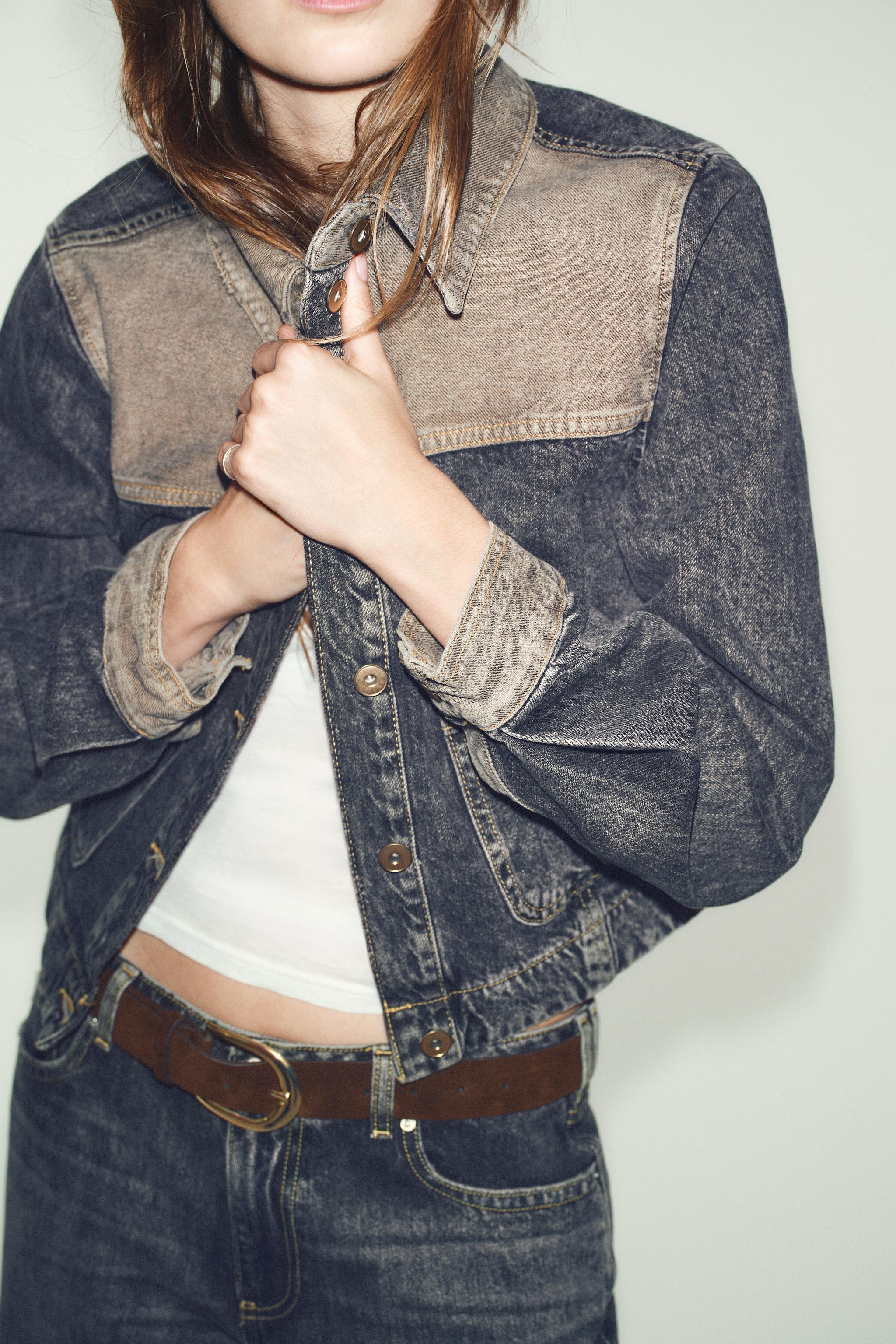 Z1975 COMBINED DENIM JACKET | Zara US