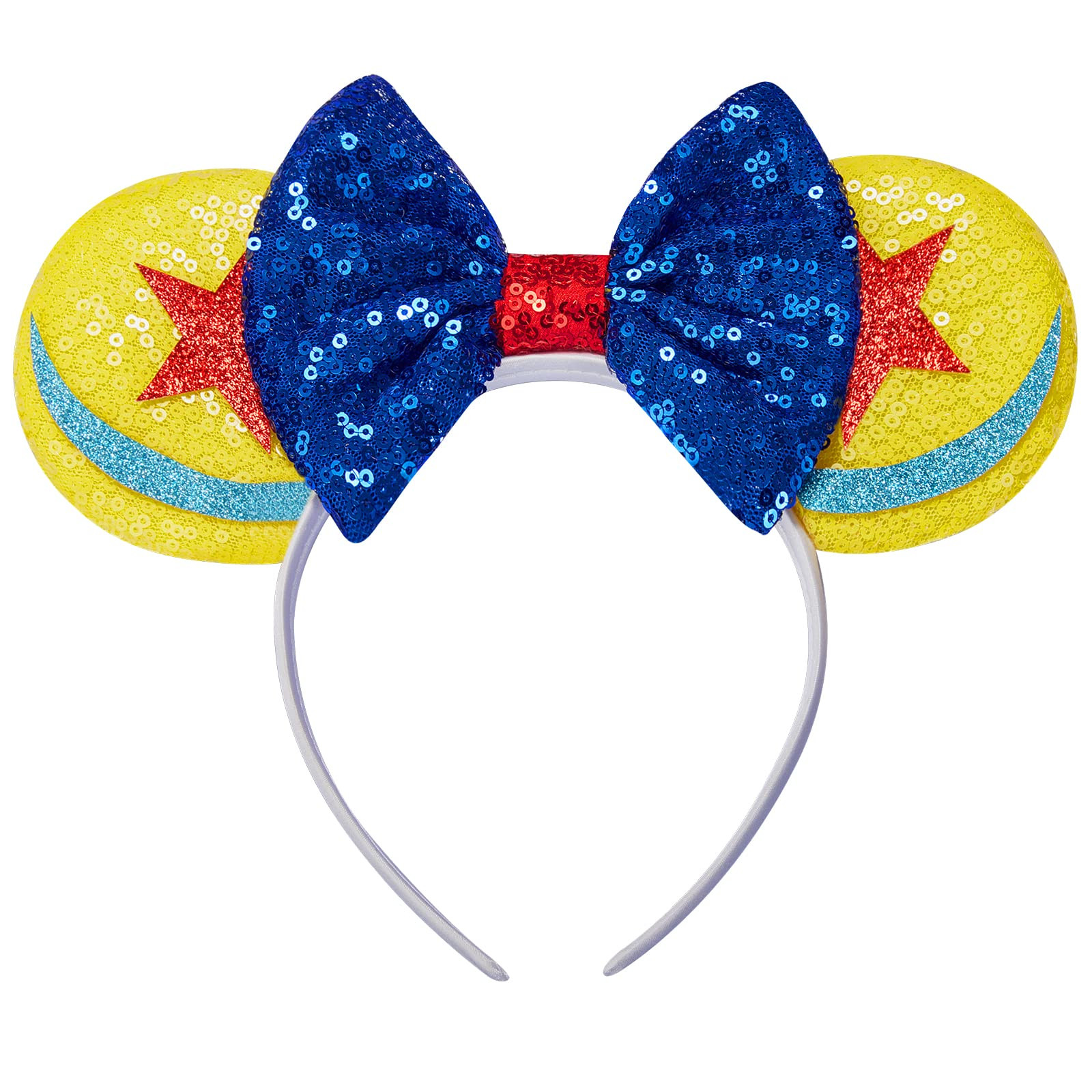 FANYITY Toy Story Mouse Ears, Sequin Mouse Ears Headband for Boys Girls Women (Stars) | Amazon (US)
