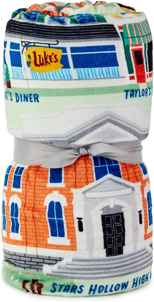 Hallmark Gilmore Girls Stars Hollow Map Blanket, 50" x 60", Gift for Christmas, Birthdays, Mother... | Amazon (US)