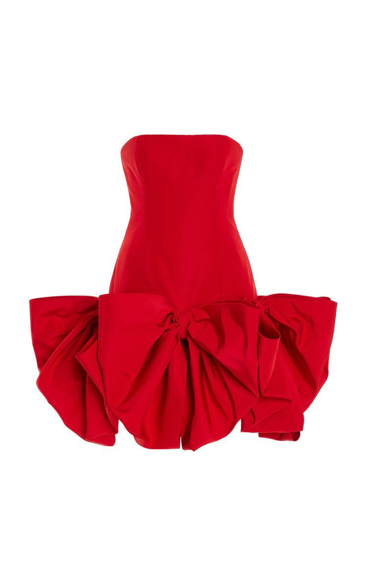 Bow-Detailed Silk Mini Dress | Moda Operandi (Global)