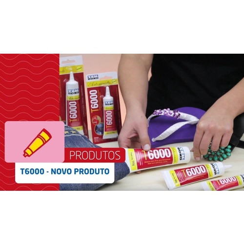 Cola Artesanato Tek Bond T6000 25g A Prova D'agua Resistente Transparente | Shopee (BR)