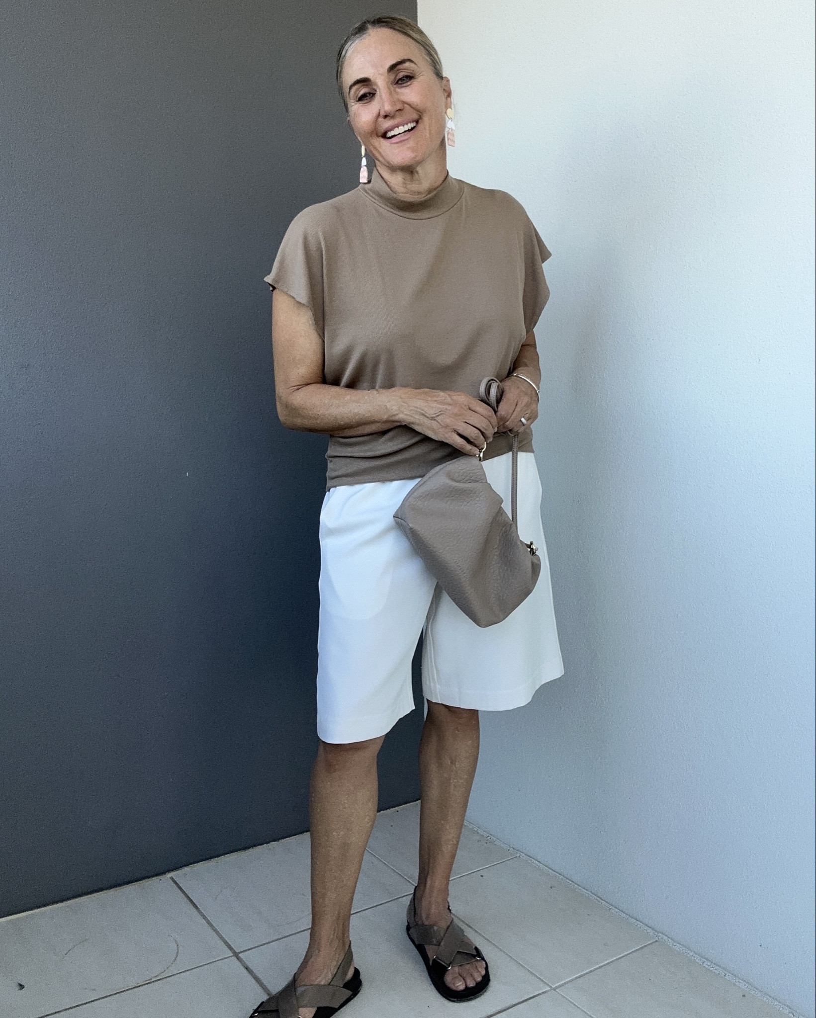 Obsessed with these new shorts. A relaxed fit, longer length, elasticised waistband & pockets. 
Wearing size 10.
MK💞

#LTKautumn #LTKover50style #LTKaustralia
