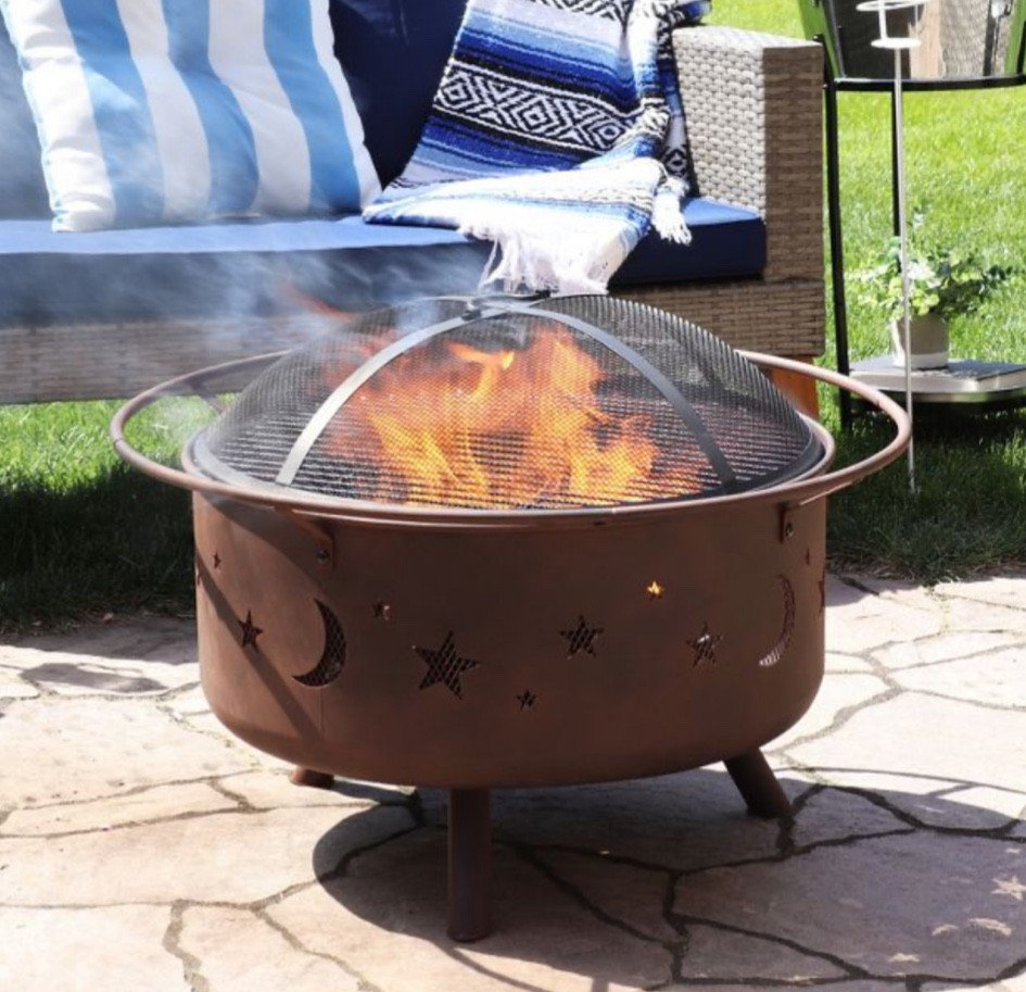 Enjoy the moon and stars with this backyard firepit, while you roast marshmallows or cook up dinner. Great for camping too! Under $150 for this weekend only!! 

#ltkunder10 
#ltkstyletip
#ltkunder50
#ltkunder100
#homedecoronabudget 
#ltkhome
#targethomedecor #homedecor 
#livingroomdecor #kitchendecor
#LTKfall #targethomefinds #targetfinds #livingroomfurniture 
#targethome #targetfall #fallhomedecor #targetsale
#fallhome #targetmom 
#falldecor #LTKRefresh

Fall Decor, dining room decor, living room decor, entryway decor, bedroom decor, kitchen decor, modern boho, boho styling, summer decor, floral finds, rug inspo, plant faves, arrangement ideas, affordable home decor, budget home decor, coastal home, boho home, modern boho home, modern home, traditional home decorating, transitional decor, living room, for the home, decor, home decorations, timeless
decor, timeless furniture, style, new, bedding, Console table, Target home decor

#LTKhome #LTKSale #LTKSeasonal