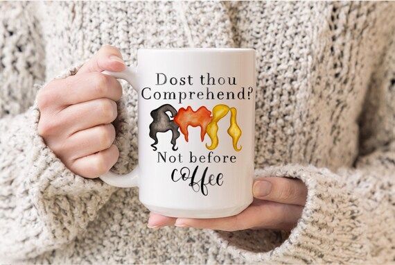 Dost Thou Comprehend Mug  Hocus Pocus Mug  Hocus Pocus Quote | Etsy | Etsy (CAD)