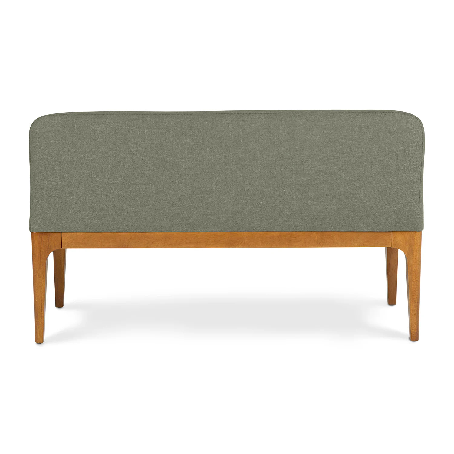 Rosin 53" Armless Banquette - Smoked Oak and Welsh Green | Article