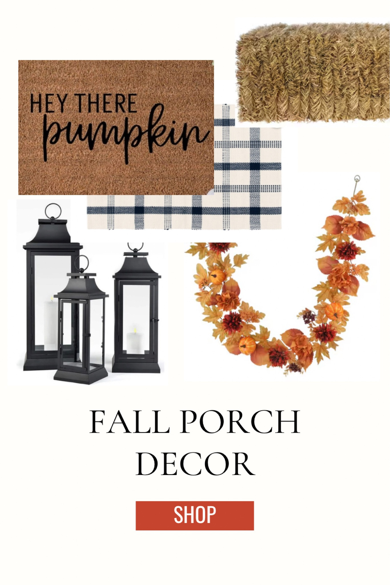 Affordable Fall Porch Decor with Walmart & Michael’s 