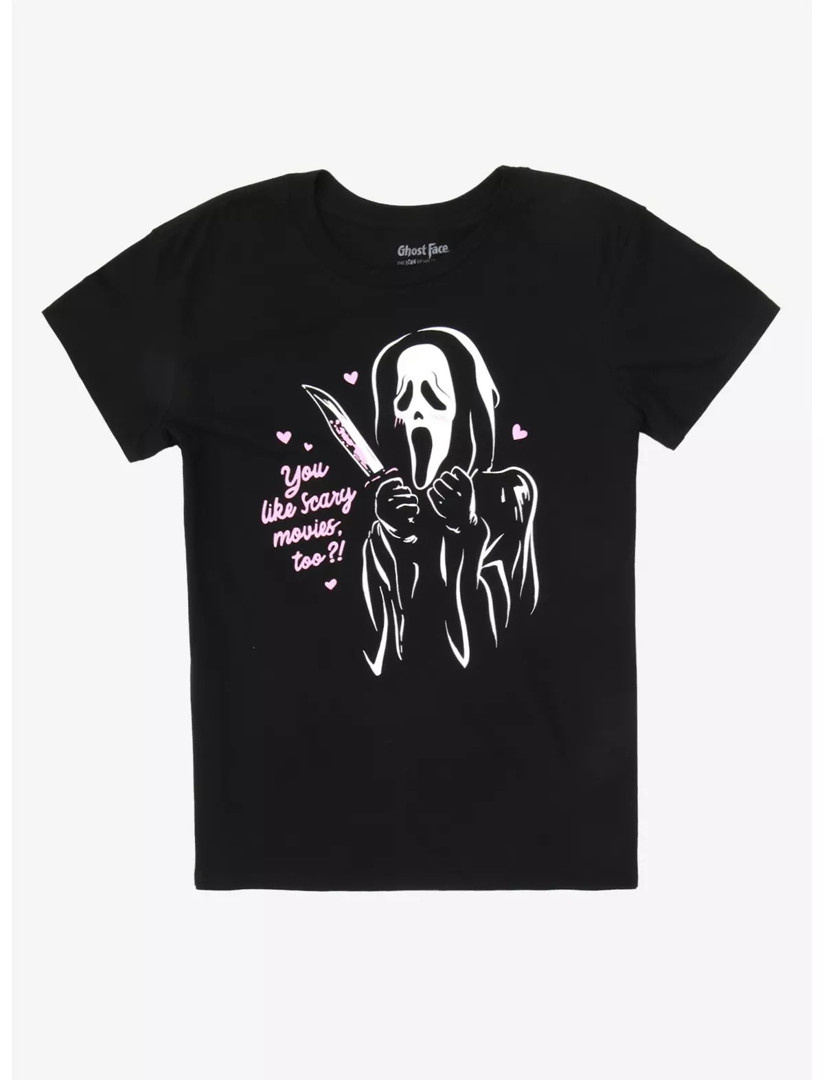 Scream Ghost Face You Like Scary Movies Too? Boyfriend Fit Girls T-Shirt | Hot Topic