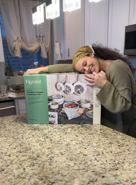 newest addition in the prince household! our new figmint ceramic cookware set collection from target!!! nonstick and made without ptfas or pfas. works wonderfully! 

#LTKhome #LTKfamily