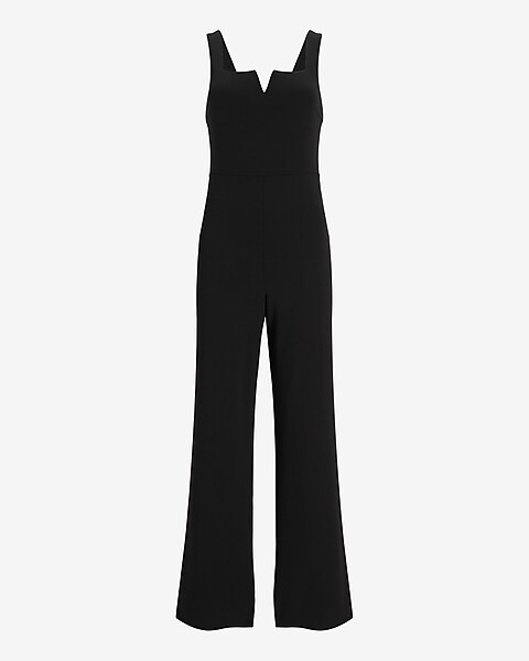Sweetheart Neckline Knit Jumpsuit | Express