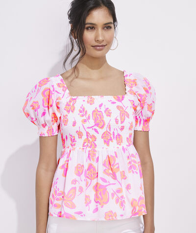 Summer Bloom Smocked Top | vineyard vines