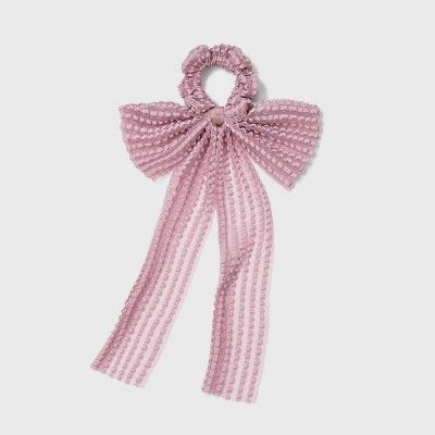 Crinkle/Mesh Bow Hair Twister - A New Day™ | Target