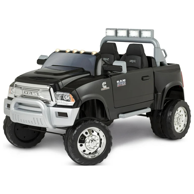 Kid Trax, Ram 3500 Dually, 12 Volt, Battery Powered Ride-On toy, Black | Walmart (US)