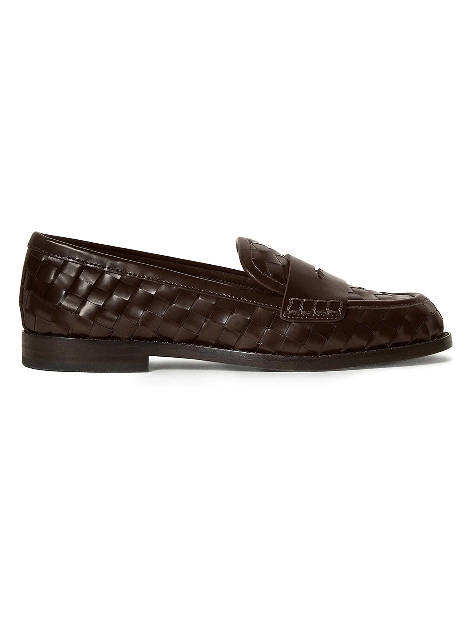 Loeffler Randall Rachel Woven Leather Loafers | Saks Fifth Avenue | Saks Fifth Avenue