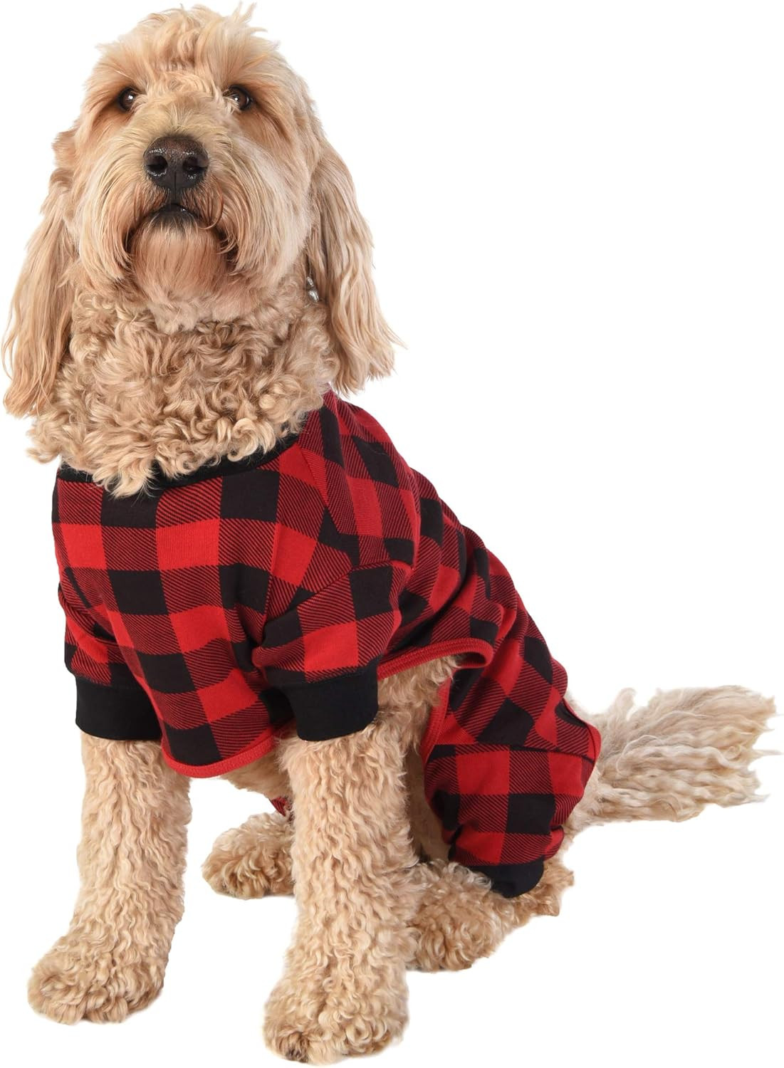 Plaid Bear Cheeks Flapjacks Dog Flapjack Onsie Sweater by LazyOne | Adult Kid Infant Dog Family M... | Amazon (US)