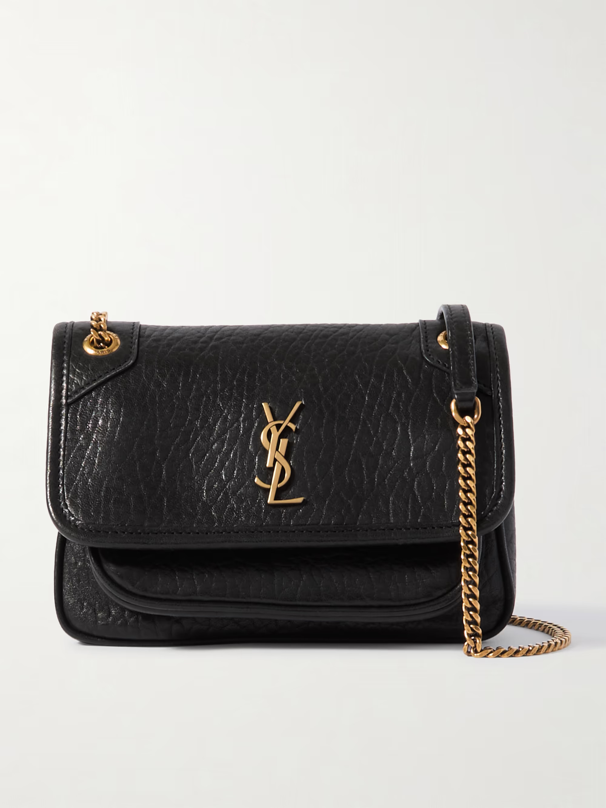 Niki mini crinkled-leather shoulder bag | NET-A-PORTER (UK & EU)