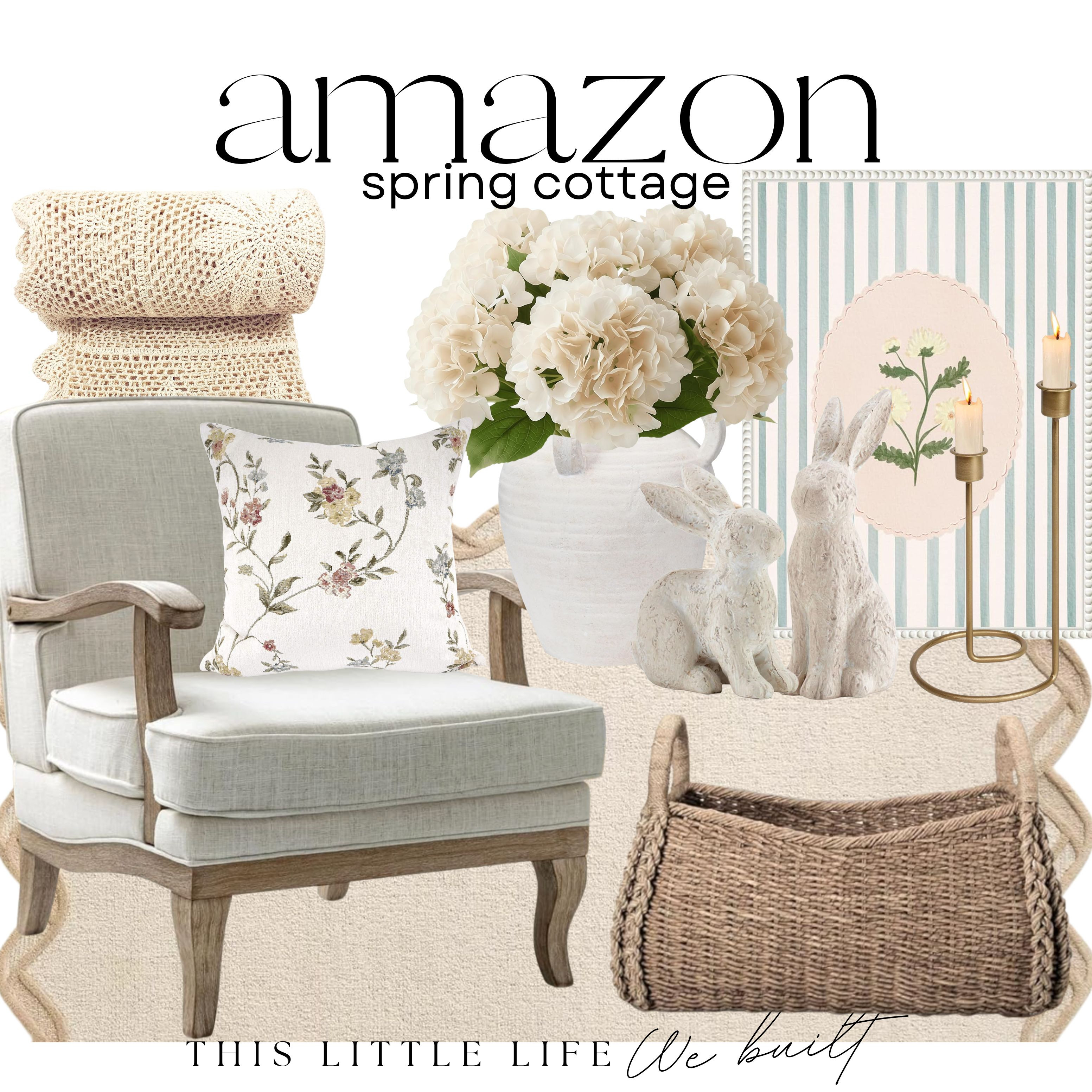 Spring Cottagecore Decor from Amazon!
Amazon Home / French Country Decor / Cottage Decor / Spring Home Decor / Spring Greenery / Faux Flower Arrangements / Fluted Vases / Decorative Trays / Light Linen Curtains / Pastel Throw Pillows / Spring Throw Pillows  / Textured Blankets / Woven Baskets / Fresh Floral Wreaths / Spring Greenery / Spring Stems / Ceramic Tableware / Soft Area Rugs / Glass Candle Holders / Rattan Decor Accents / Travertine Decor / Spring Scented Candles / Spring Framed Art /  Floral Art / Lightweight Bedding / Rustic Planters / Terracotta Pots / Seasonal Centerpieces / Minimalist Shelf Decor / Accent Mirrors / Open Weave Storage Baskets / Wood Bead Garlands / Decorative Bowls / Textured Vases / Marble Decorative Boxes / Marble Accents / Neutral Spring / Organic Modern Decor / Brass Candlestick Holders / Marble Decorative Boxes / Linen Accents / Woven Blanket Baskets / Floral Wallpaper / Scalloped Decor / Neutral Home Furniture / Living Room Furniture / Entryway Furniture / Bedroom Furniture / Linen Sofa / Neutral Accent Chairs / White Oak Coffee Table / Arched Cabinets / Fluted Furniture /  

 #LTKSeasonal #LTKHome