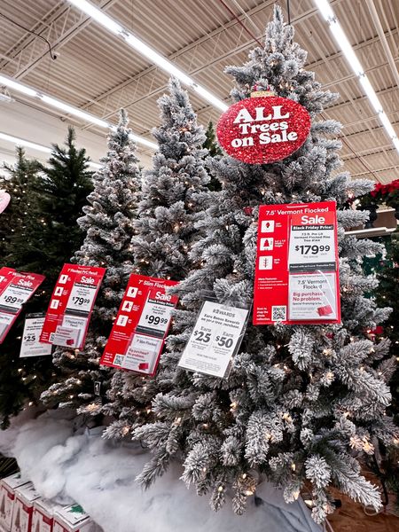7 ft pre-lit flocked Christmas tree are beautiful.  Three side-by-side so you can compare online. From $80 to right under $180z get this deal while you can.
#LTKsalealert#ChristmasDecor

#LTKhome #LTKSeasonal #LTKHoliday