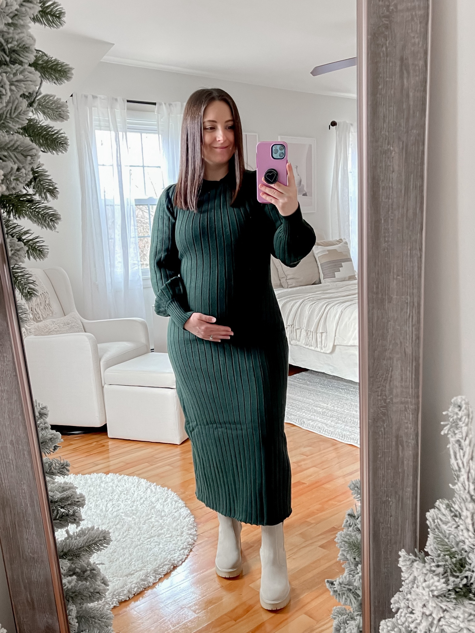 Maternity friendly sweater dress 

#LTKCyberWeek #LTKGiftGuide #LTKbump
