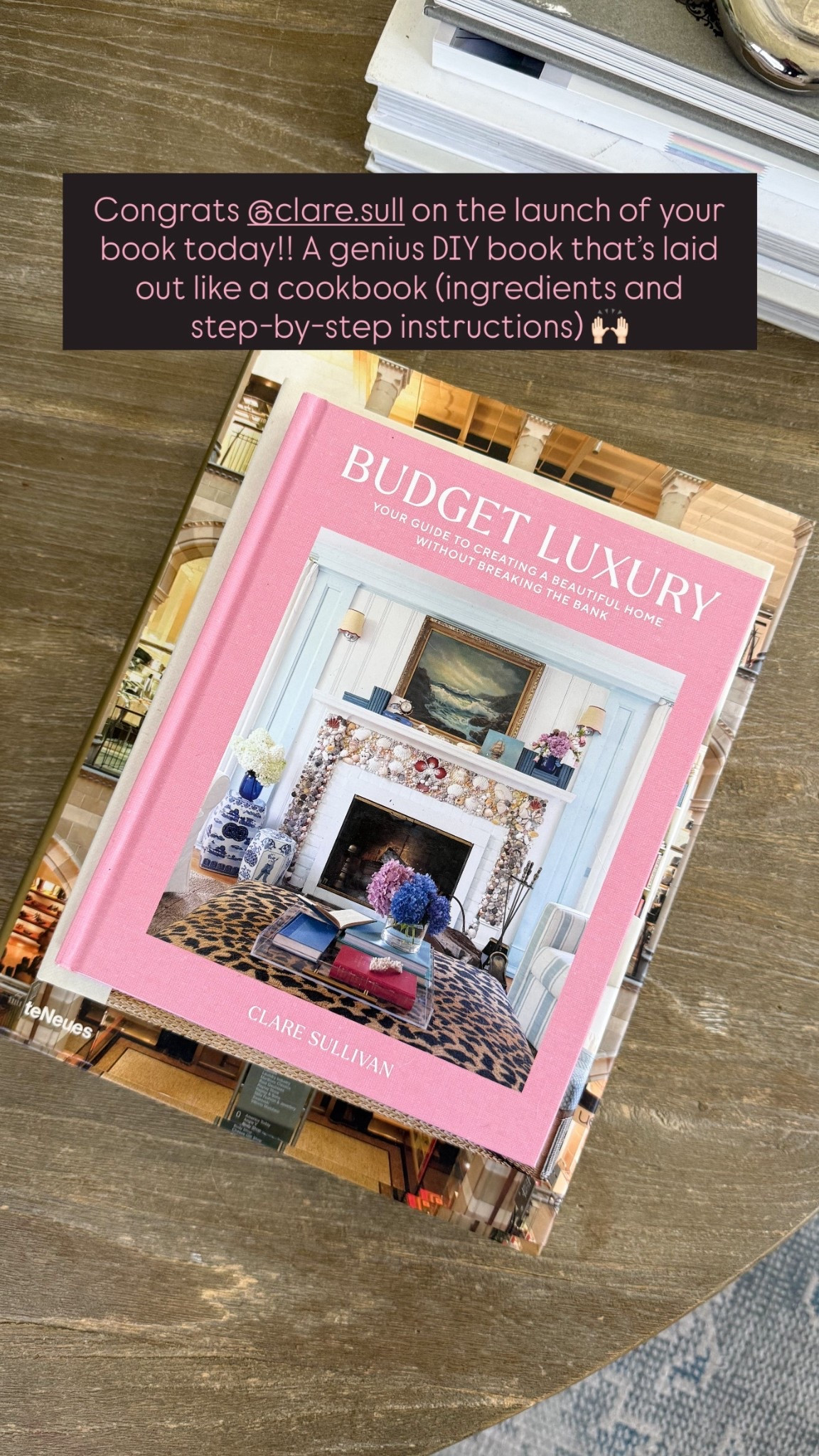 Congrats @clare.sull on the launch of your book today!! A genius DIY book that’s laid out like a cookbook (ingredients and step-by-step instructions) 🙌🏻 Would make a great Mother’s Day gift!!!

#LTKMothersDay #LTKHome #LTKdayinmylife