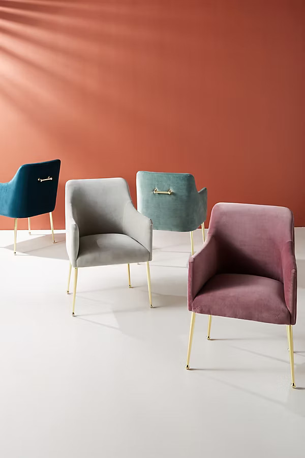 Velvet Elowen Armchair | Anthropologie (US)