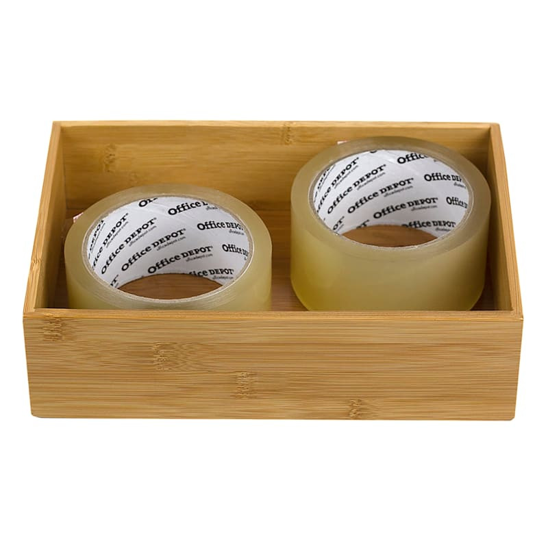 Bamboo Wood Drawer Organizer, 6x9 | At Home