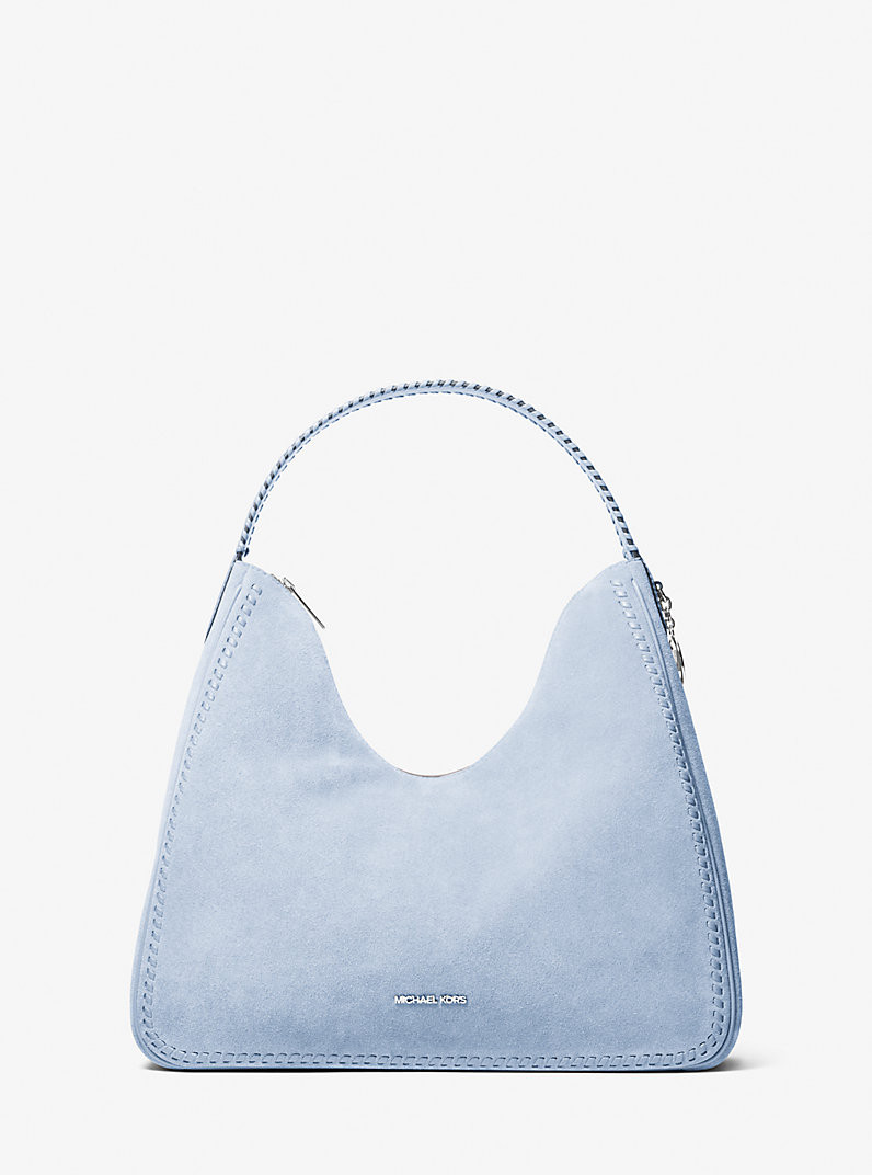 Nayla Medium Suede Hobo Shoulder Bag | Michael Kors US