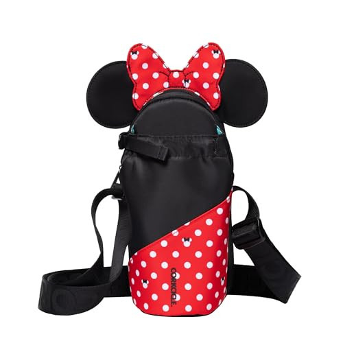 Corkcicle x Disney Minnie Mouse Crossbody Water Bottle Sling Bag, Polka Dot Red, Fits 16-40 oz Tumbler – Secure Items in Water Bottle Holder with Strap | Amazon (US)