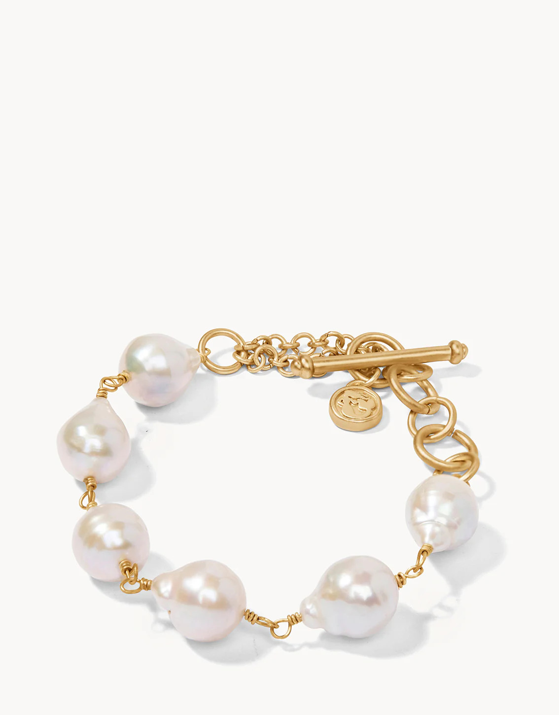Ann Pearl Gold Toggle Bracelet | Spartina 449
