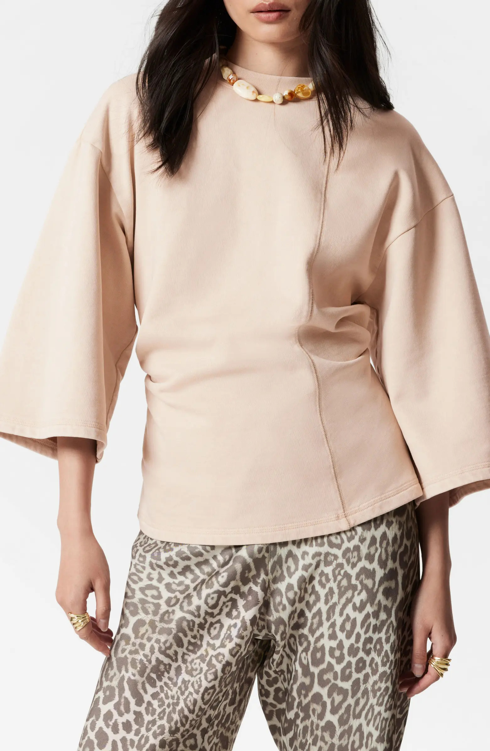 & Other Stories St Sasha Mock Neck Top | Nordstrom | Nordstrom