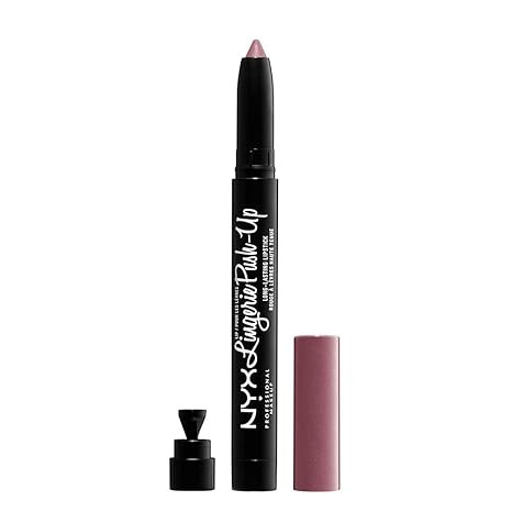 NYX PROFESSIONAL MAKEUP Lip Lingerie Push-Up Long Lasting Plumping Lipstick - Embellishment (Mute... | Amazon (US)