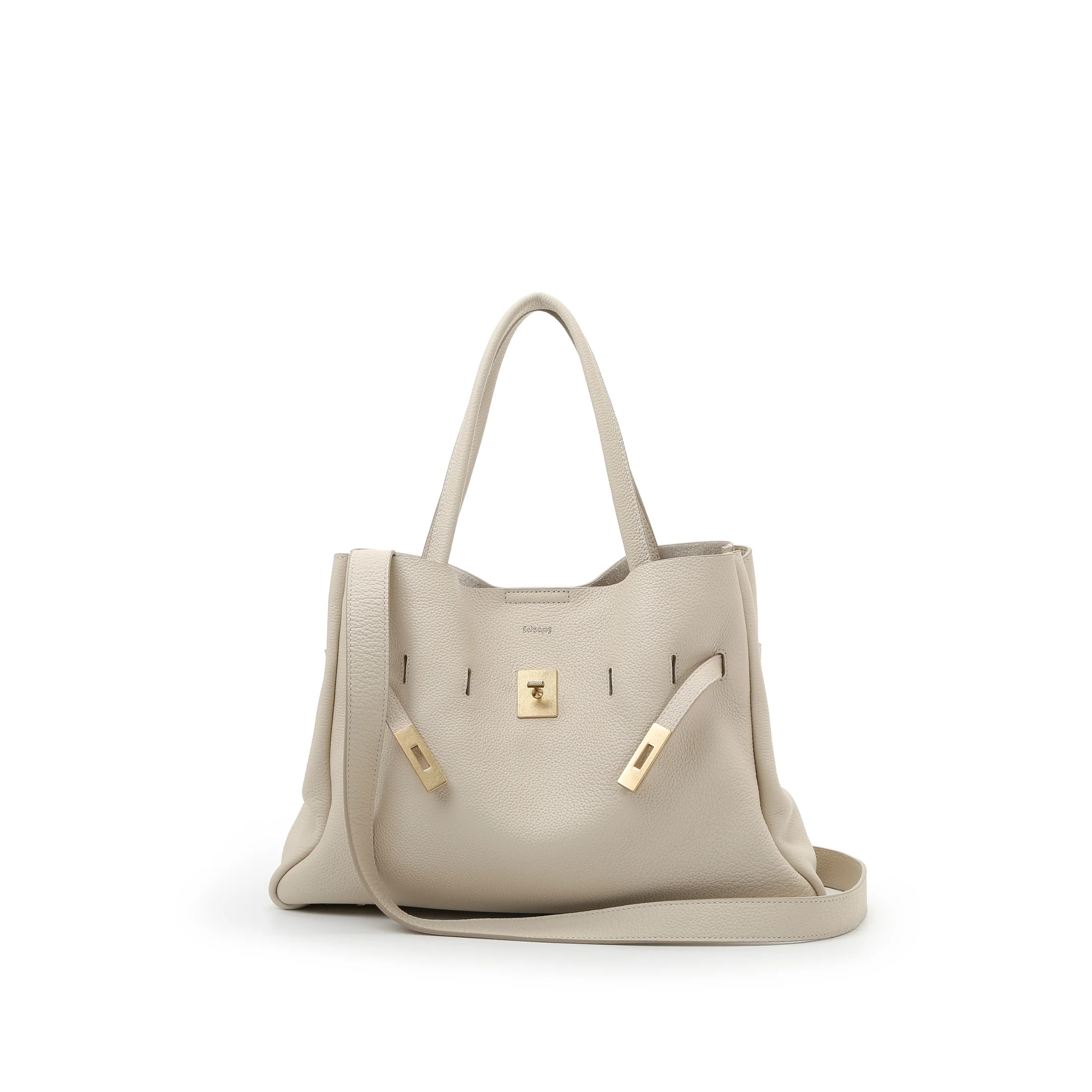 SAOIRSE Belt Soft Structural Shoulder Tote Large | RABEANCO