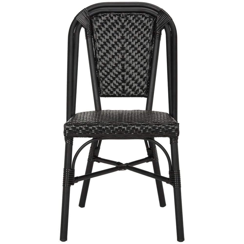 SAFAVIEH Daria Stacking Black Side Chair (Set of 2) - Overstock - 18118247 | Bed Bath & Beyond