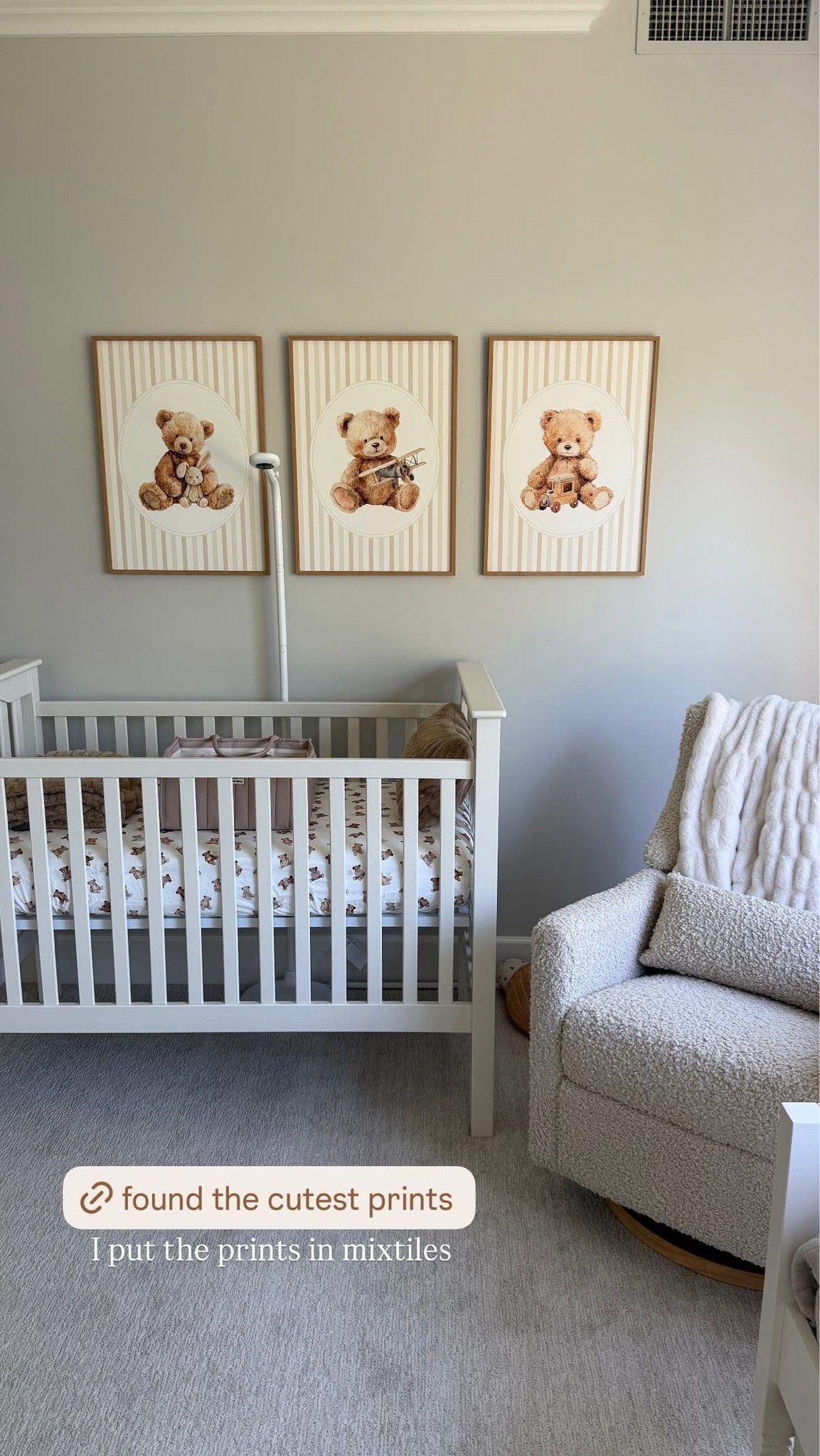 Finishing up last minute things in the nursery before we are off to ND for the summer! I’ll miss this space 🥹 I finally found the cutest artwork to hang from Etsy! 

#newborn #nursery #teddy #LTLHome

#LTKBump #LTKmomlife #LTKdayinmylife #LTKBaby