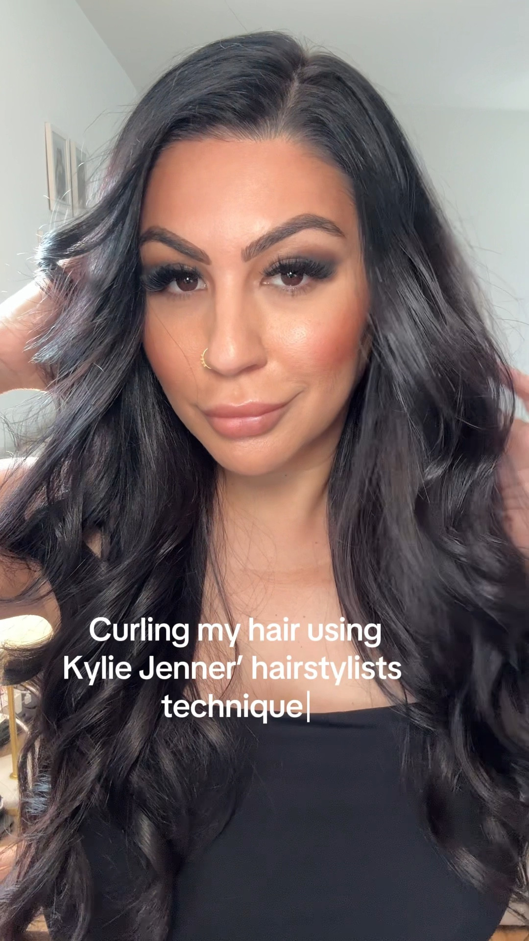 Kylie Jenners hair stylist curls Kylies hair with this technique 

#LTKBeauty #LTKStyleTip