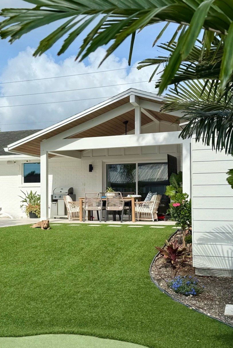 Porch decor outdoor furniture dining set Polywood alternative modern coastal home patio lanai Florida living beach house Serena & Lily look for less

#LTKSeasonal #LTKHome