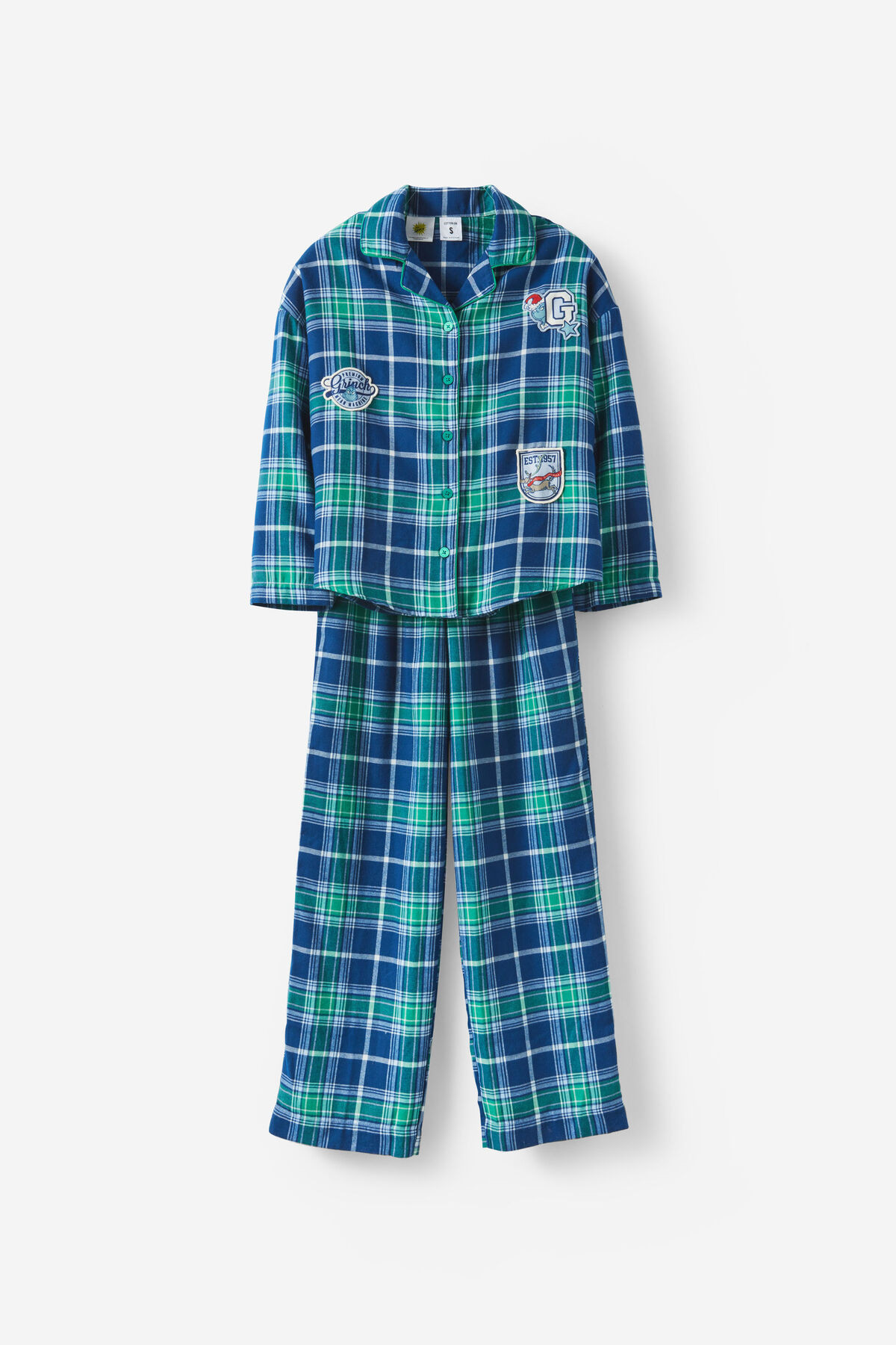 The Grinch Adult Family Xmas LS PJ Set | Cotton On (US)