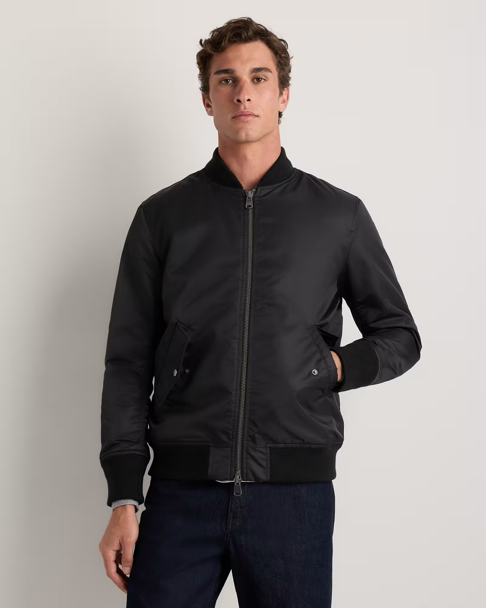 Flight Nylon Bomber Jacket | Quince