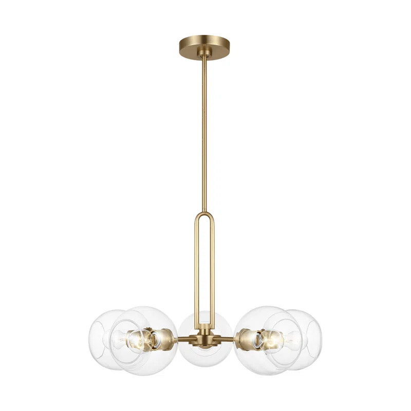 Talia 5 Light Metal Dimmable Sputnik Chandelier | Wayfair North America