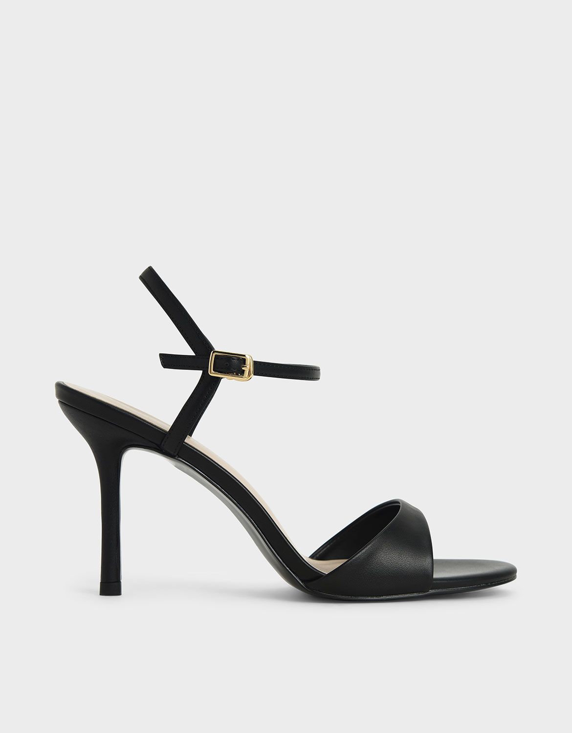 Ankle Strap Stiletto Sandals
- Black | CHARLES & KEITH (US)