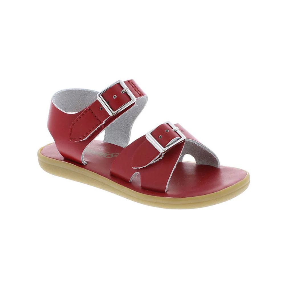 Footmates Tide Sandal - Red | The Beaufort Bonnet Company