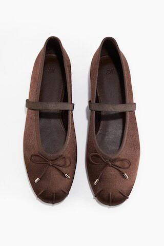 H & M - Mary-Janes aus Satin - Braun - Damen | H&M (DE, AT, CH, NL, FI)