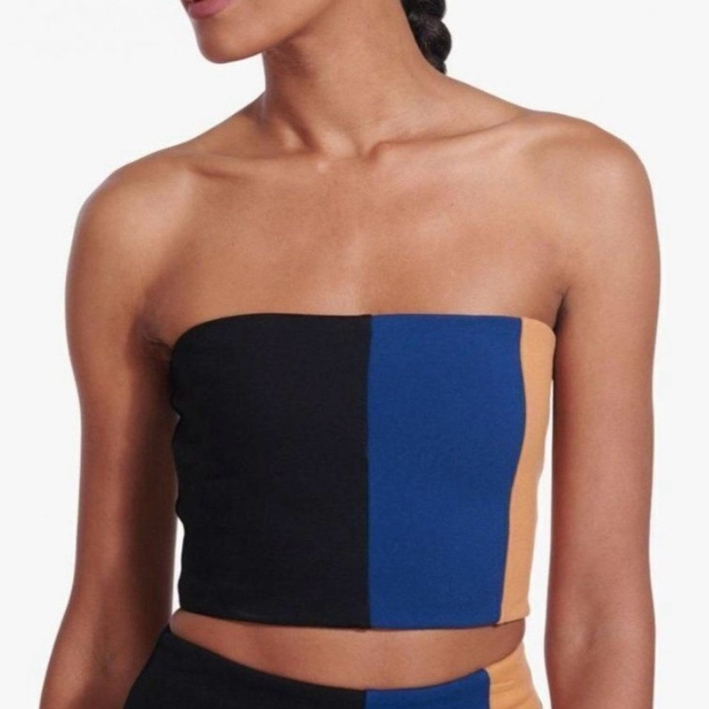 Staud Dakota colorblock bandeau tube top size M medium | Poshmark
