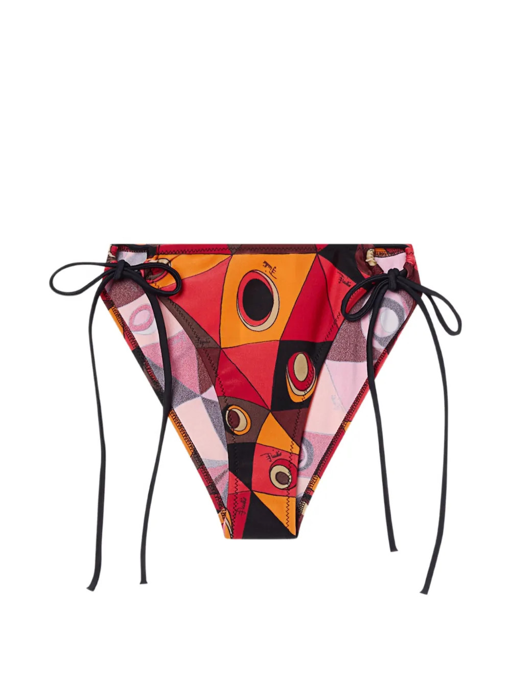 PUCCI Iride-print side-tie Bikini Bottoms | Red | FARFETCH | Farfetch Global