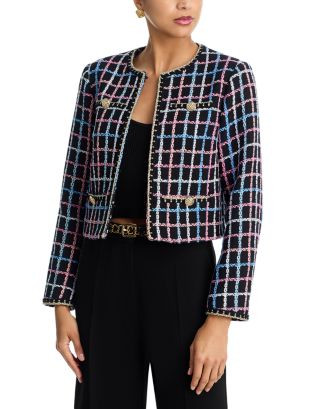 Chainlink Print Tweed Jacket | Bloomingdale's (US)