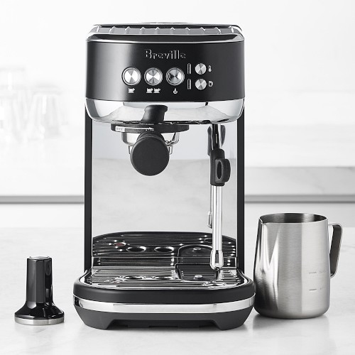 Breville Bambino Plus Espresso Machine, Black Truffle | Williams-Sonoma