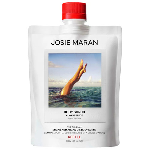 Always Nude (Unscented) - Argan Oil + Sugar Balm Refillable Exfoliating Body Scrub | Sephora (US)