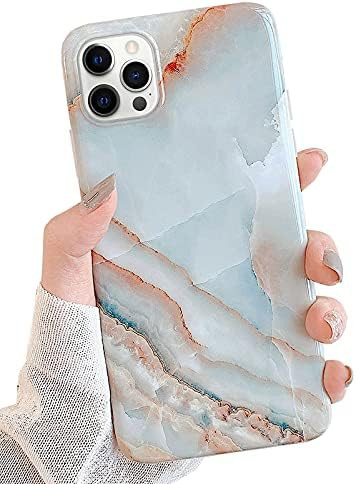Amazon.com: J.west Case Compatible with iPhone 12 Pro Max 6.7-inch, Grey Marble Design Graphic St... | Amazon (US)