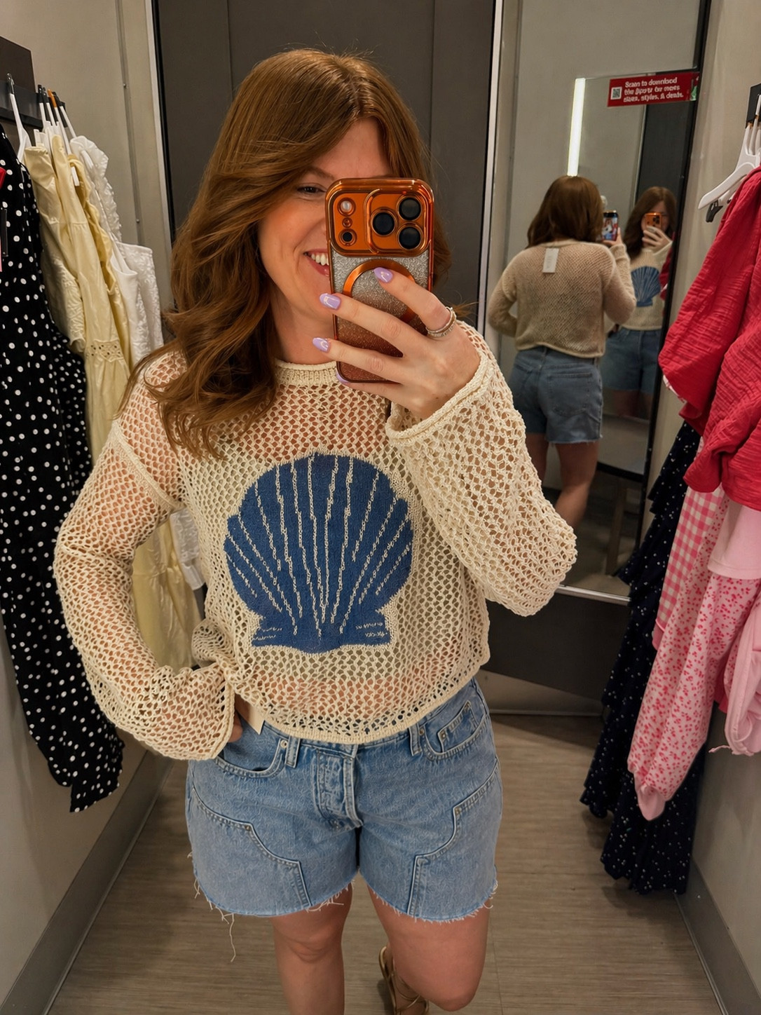 Fun sea shell top! 

#LTKSeasonal #LTKSwim