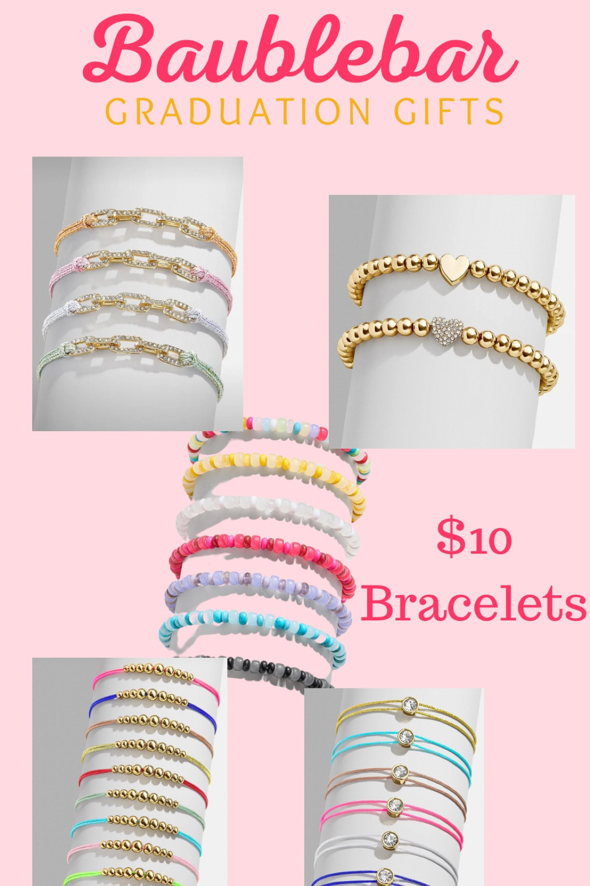 The perfect graduation gift! BaubleBar has $10 bracelets right now! 

#LTKGiftGuide #LTKsalealert #LTKfindsunder50